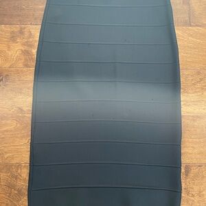 BCBGMaxAzria Black Pencil Skirt